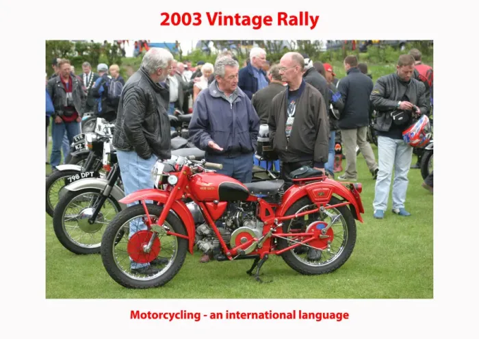 Framed Print : 2003 Vintage Rally Framed Print : 2003 Vintage Rally