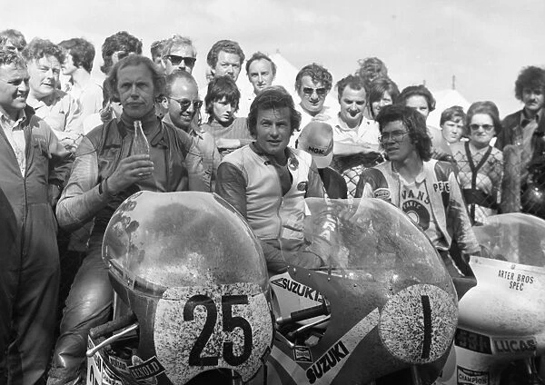 Top 3 in the 1973 Senior TT