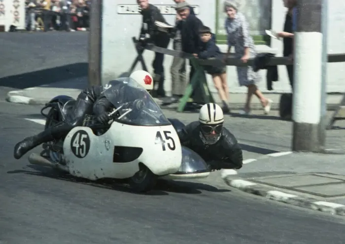 Framed Print : Adrian Swindells & F V Swindells (Triumph) 1967 Sidecar TT Framed Print : Adrian Swindells & F V Swindells (Triumph) 1967 Sidecar TT
