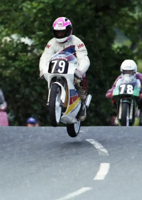Framed Print : Alan Bud Jackson (GHR Honda) 1993 Ultra Lightweight TT
