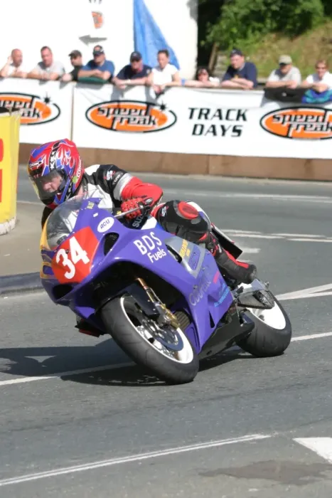 Framed Print : Alan Bud Jackson (Suzuki) 2003 Production 1000 TT