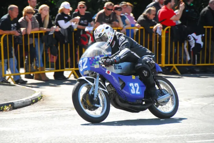 Framed Print : Alan Bud Jackson (Suzuki) 2014 350 Classic TT
