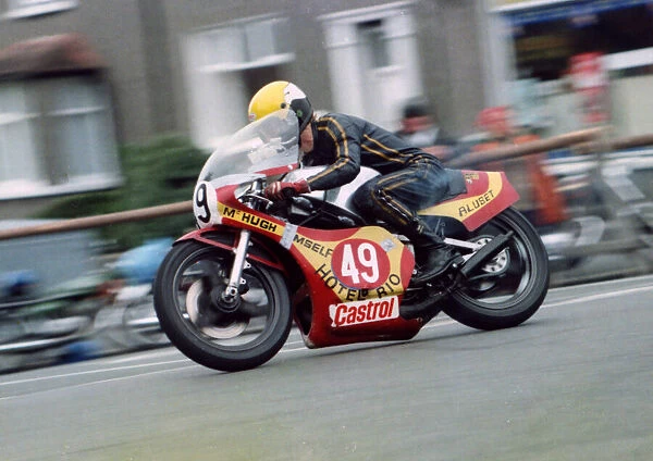 Alan Coulter (Yamaha) 1980 Newcomers Manx Grand Prix
