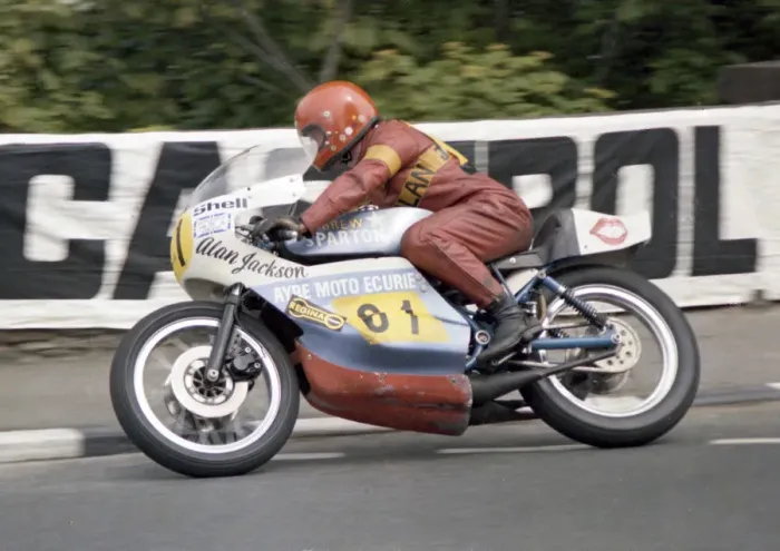 Framed Print : Alan Jackson (Brew Sparton) 1976 Senior TT Framed Print : Alan Jackson (Brew Sparton) 1976 Senior TT