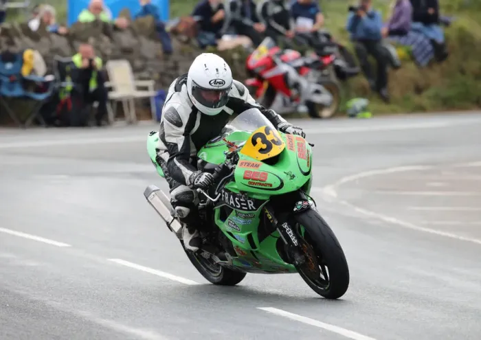 Framed Print : Alan Johnston (Kawasaki) 2019 Southern 100 Framed Print : Alan Johnston (Kawasaki) 2019 Southern 100