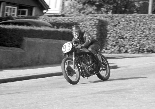 Alan Laing (BSA) 1958 Junior Newcomers Manx Grand Prix