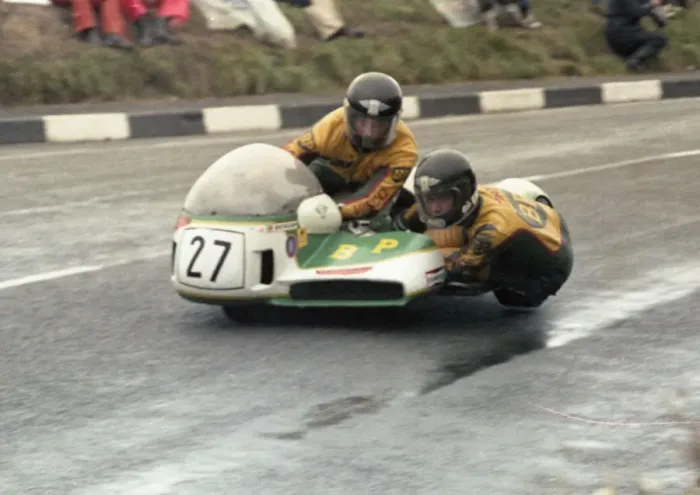 Framed Print : Alan May & Mickey Gray (Skillicorn Yamaha) 1978 Sidecar TT Framed Print : Alan May & Mickey Gray (Skillicorn Yamaha) 1978 Sidecar TT