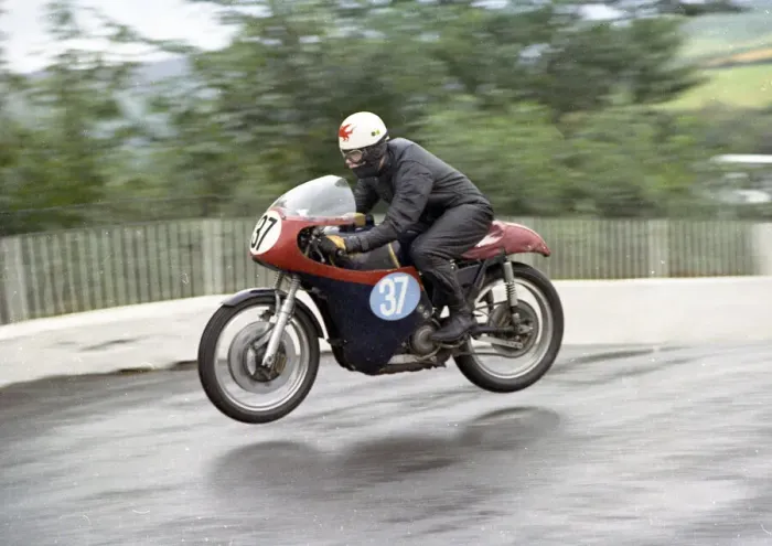 Framed Print : Alan Morgan (AJS) 1967 Junior Manx Grand Prix Framed Print : Alan Morgan (AJS) 1967 Junior Manx Grand Prix
