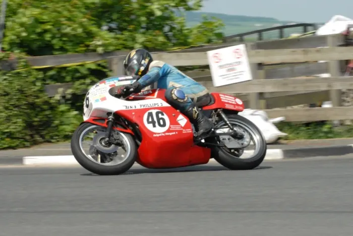 Framed Print : Alan Phillips (Rob North BSA) 2012 Pre TT Classic