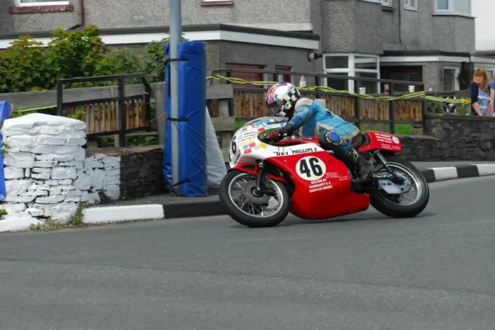 Framed Print : Alan Phillips (Rob North Trident) 2014 Pre TT Classic Framed Print : Alan Phillips (Rob North Trident) 2014 Pre TT Classic
