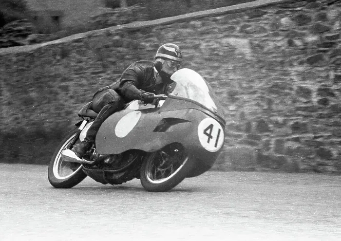 Framed Print : Alan Trow Norton 1957 Junior TT Framed Print : Alan Trow Norton 1957 Junior TT