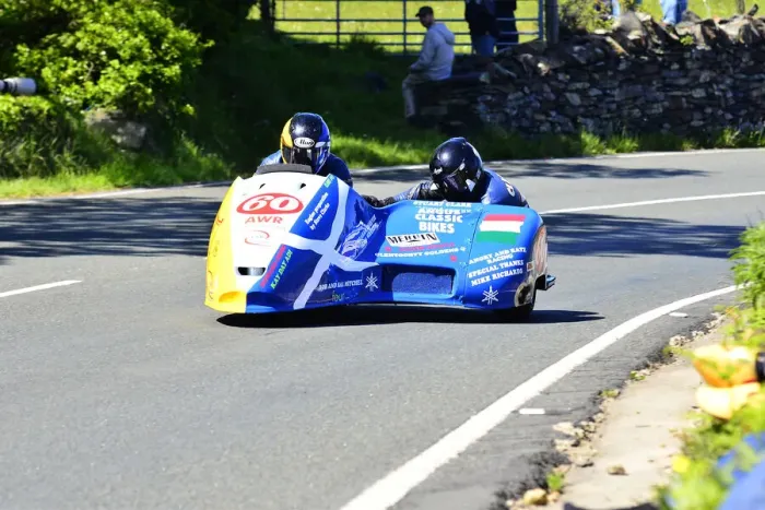 Framed Print : Alan Warden & Stuart Clark (AWR Yamaha) 2015 Sidecar TT Framed Print : Alan Warden & Stuart Clark (AWR Yamaha) 2015 Sidecar TT