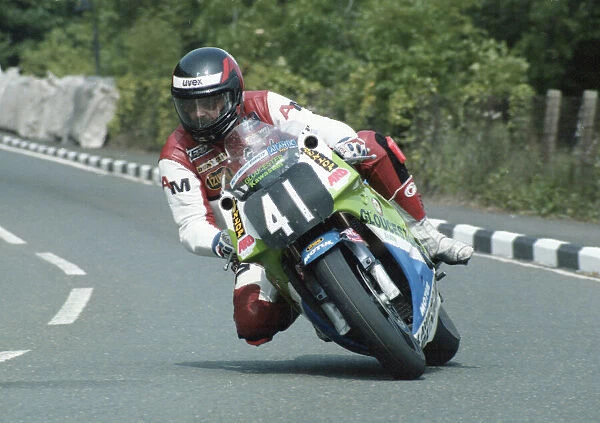 Alan Warner (Kawasaki) 1992 Supersport 400 TT