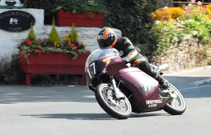 Framed Print : Alec Whitwell (Honda) 2010 Senior Classic TT