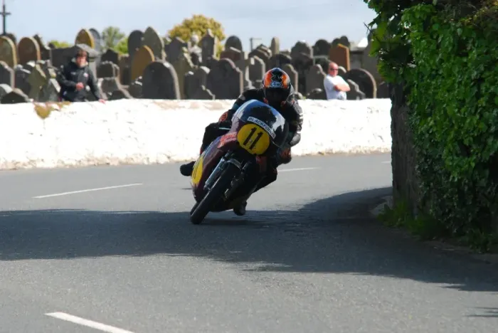 Framed Print : Alec Whitwell (Honda) 2011 Pre TT Classic