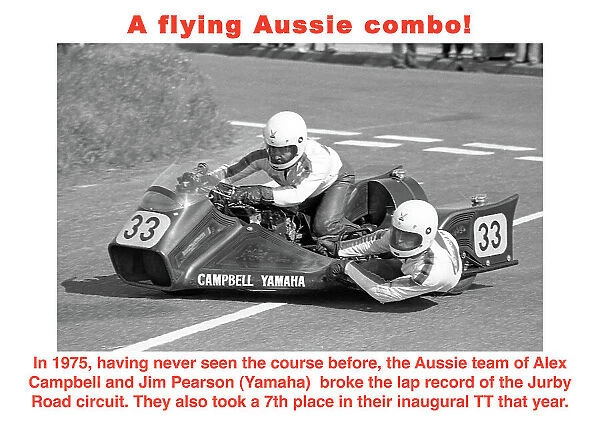 Alex Campbell Jim Pearson Yamaha 1975 Andreas Road