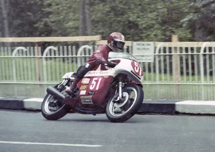Framed Print : Alistair Frame (BSA) 1980 Formula One TT