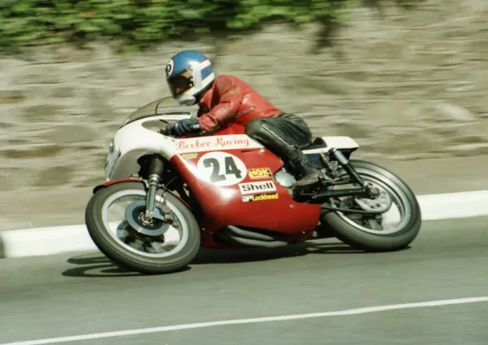 Framed Print : Alistair Frame (BSA) 1984 Formula One TT