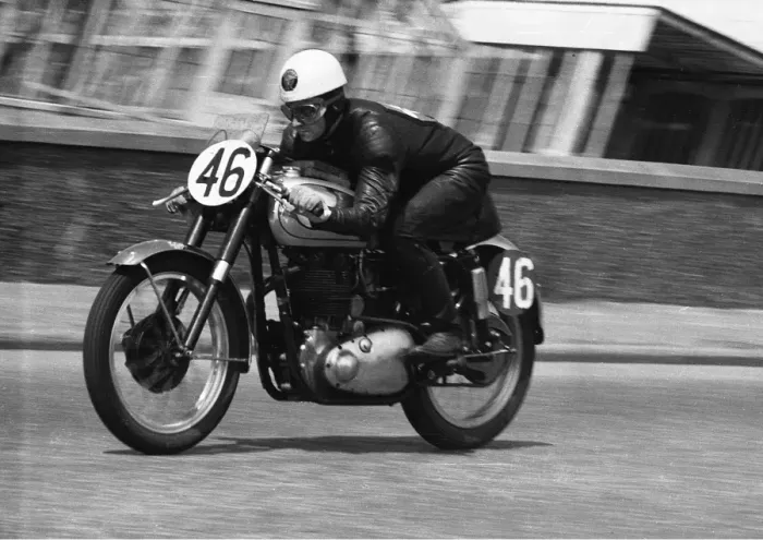 Framed Print : Alistair King (BSA) 1954 Senior Clubman TT Framed Print : Alistair King (BSA) 1954 Senior Clubman TT