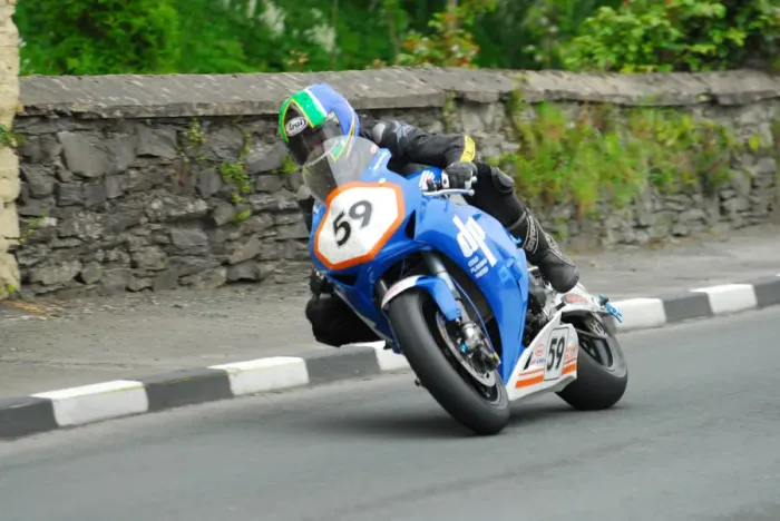 Framed Print : Allan Venter (Honda) 2013 Superbike TT