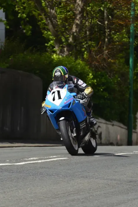 Framed Print : Allan Venter (Honda) 2015 Superbike TT