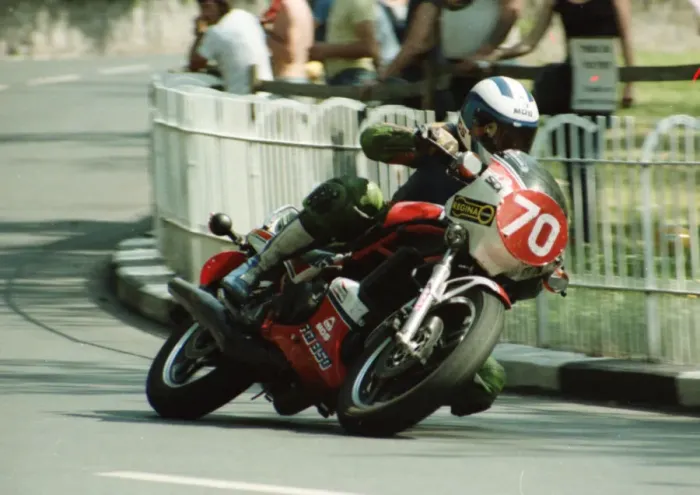 Framed Print : Anders Skov (Yamaha) 1984 Production TT Framed Print : Anders Skov (Yamaha) 1984 Production TT
