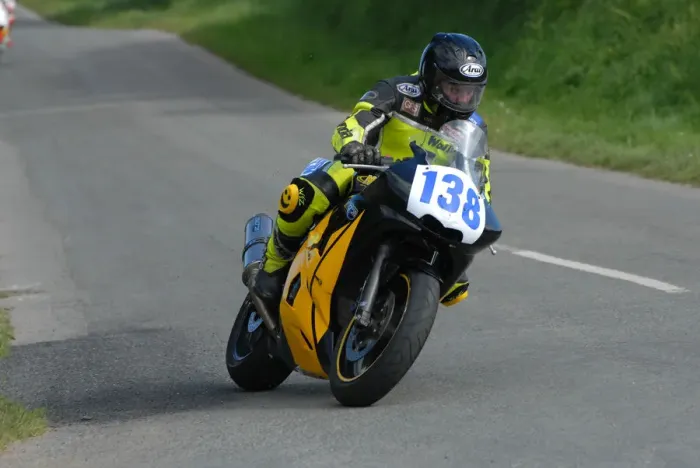 Framed Print : Andrew Kneale (Yamaha) 2007 Jurby Road Framed Print : Andrew Kneale (Yamaha) 2007 Jurby Road