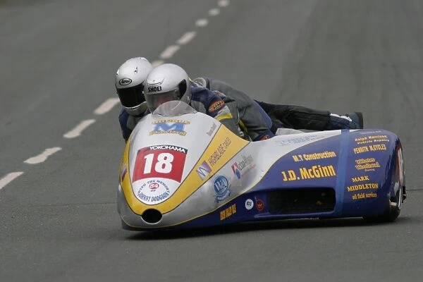 Andrew Laidlow & Patrick Farrance (Baker Yamaha) 2003 Sidecar TT