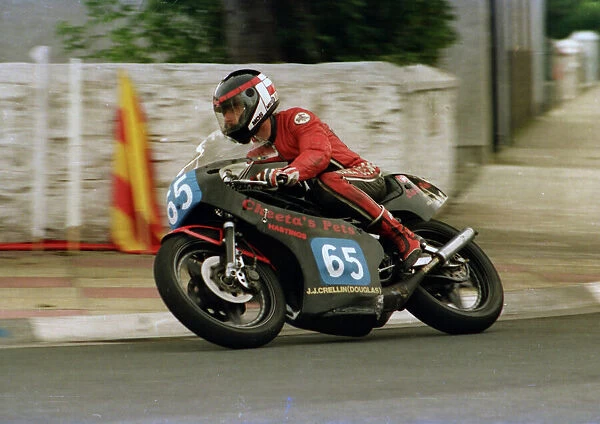 Andy Basset (Yamaha) 1987 Junior Manx Grand Prix