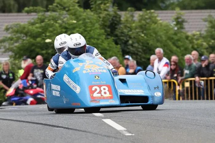 Framed Print : Andy King & Andrew Sigsworth (Lumley-Ireson Honda) 2022 Sidecar TT Framed Print : Andy King & Andrew Sigsworth (Lumley-Ireson Honda) 2022 Sidecar TT
