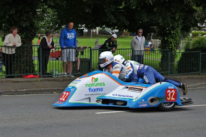 Framed Print : Andy King & Ben Hughes (Ireson Honda) 2014 Sidecar TT Framed Print : Andy King & Ben Hughes (Ireson Honda) 2014 Sidecar TT