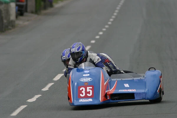 Andy King & Helen Rathgay (Ireson Yamaha) 2003 Sidecar TT