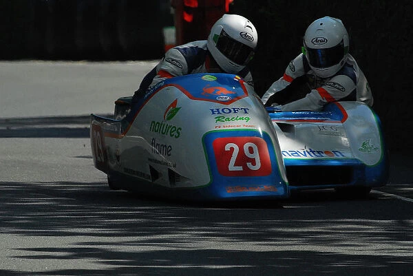 Andy King & Kenny Cole (Honda) 2013 Sidecar TT