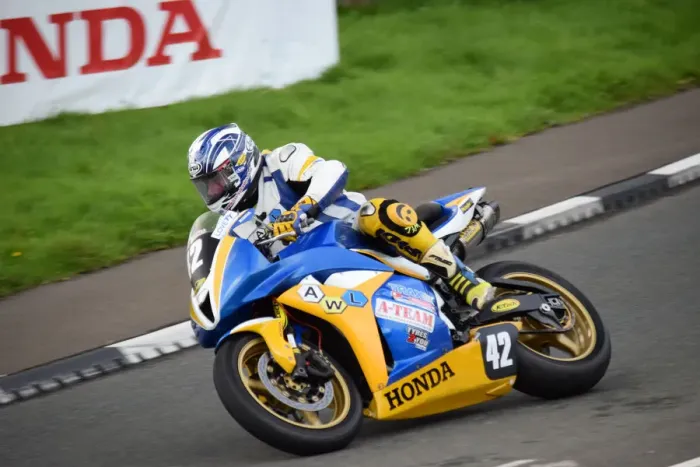 Framed Print : Andy Lovett (Honda) 2018 Junior Manx Grand Prix Framed Print : Andy Lovett (Honda) 2018 Junior Manx Grand Prix