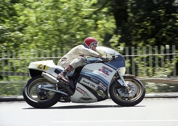 Andy McGladdery (Suzuki) 1985 Senior TT