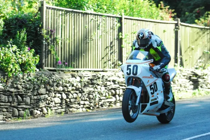 Framed Print : Andy McPherson (Suzuki) 2015 Formula One Classic TT Framed Print : Andy McPherson (Suzuki) 2015 Formula One Classic TT