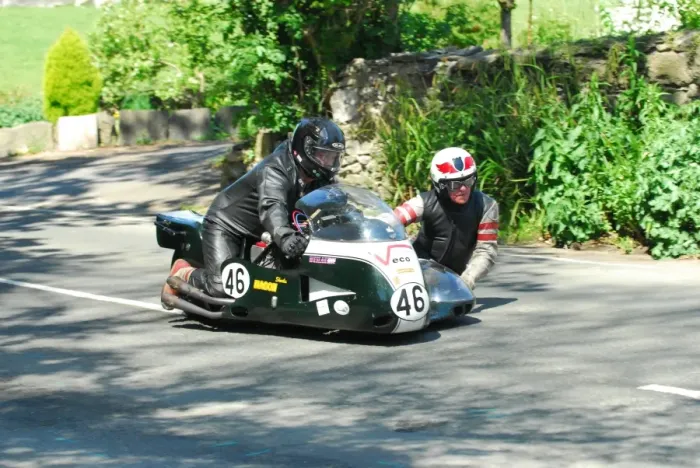 Framed Print : Andy Nourish & Alan Bedford (Nourish) 2016 Pre TT Classic Framed Print : Andy Nourish & Alan Bedford (Nourish) 2016 Pre TT Classic