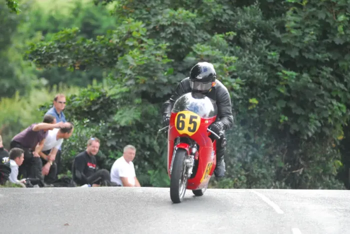 Framed Print : Andy Wilson (Honda Drixton) 2015 Senior Classic TT