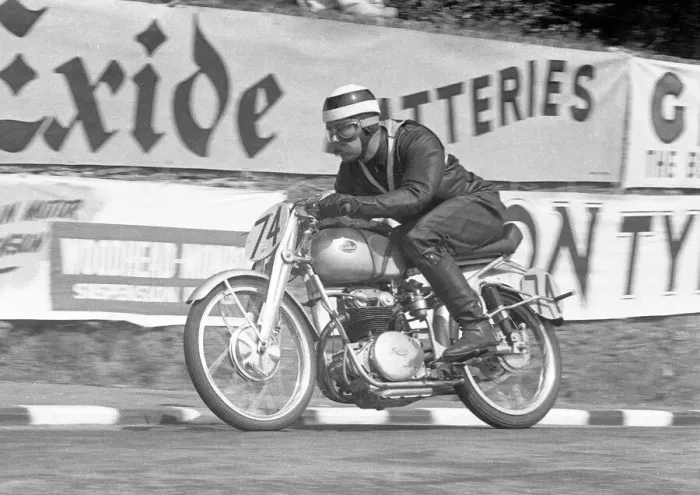 Framed Print : Archie Fenn (Mondial) 1953 Ultra Lighweight TT Framed Print : Archie Fenn (Mondial) 1953 Ultra Lighweight TT