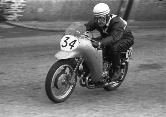Framed Print : Arnold Jones (LMA special) 1957 Lightweight TT Framed Print : Arnold Jones (LMA special) 1957 Lightweight TT