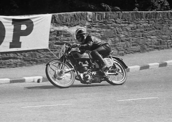 Framed Print : Arthur Wheeler (Velocette) 1951 Junior TT Framed Print : Arthur Wheeler (Velocette) 1951 Junior TT