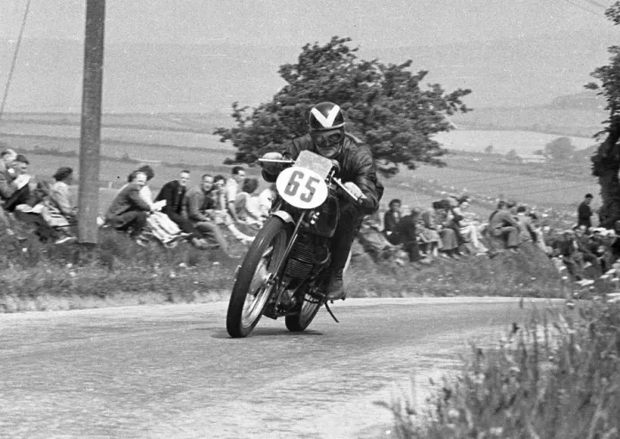 Framed Print : Arthur Wheeler (Velocette) 1951 Junior TT