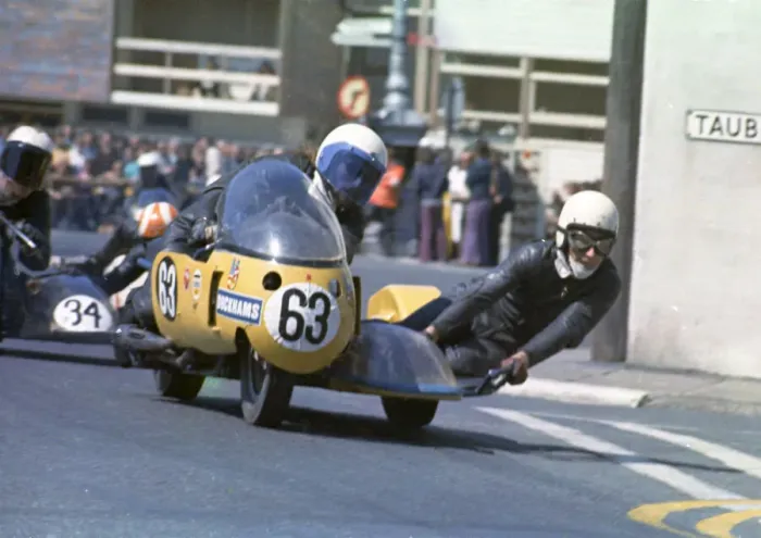Framed Print : Artie & Edda Oates (BSA) 1973 500 Sidecar TT Framed Print : Artie & Edda Oates (BSA) 1973 500 Sidecar TT