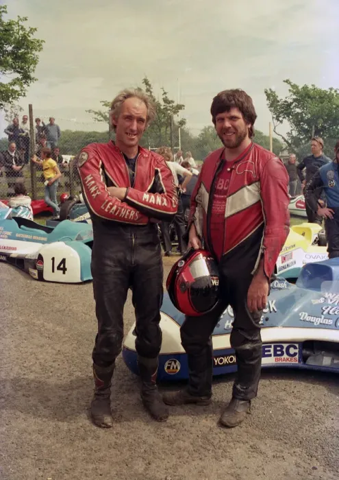 Framed Print : Artie Oates & Edda Oates 1987 Sidecar TT Framed Print : Artie Oates & Edda Oates 1987 Sidecar TT