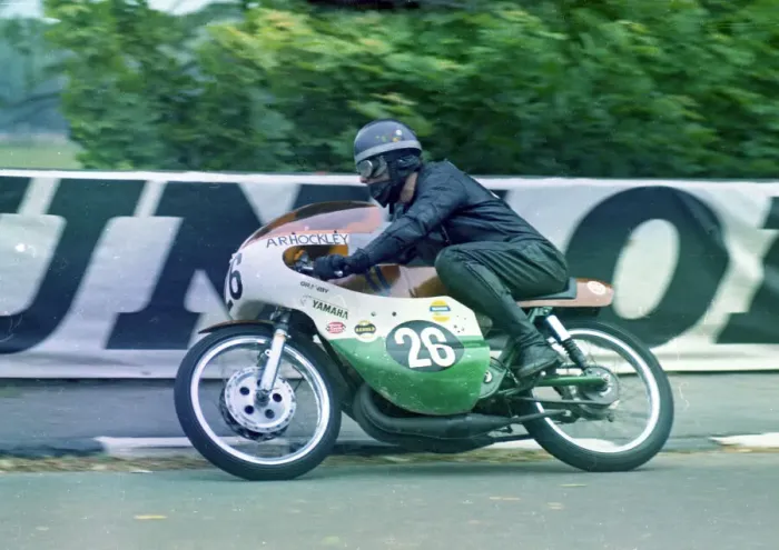 Framed Print : Austin Hockley (Yamaha) 1971 Ultra Lightweight TT Framed Print : Austin Hockley (Yamaha) 1971 Ultra Lightweight TT
