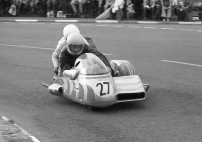 Framed Print : Barrie Moran & Ron Hardy (M. B. Konig) 1980 Sidecar TT Framed Print : Barrie Moran & Ron Hardy (M. B. Konig) 1980 Sidecar TT
