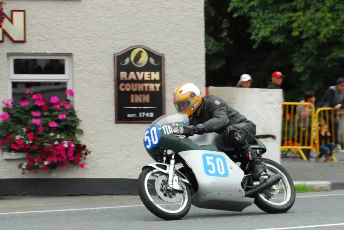 Framed Print : Barry Davies (Honda) 2013 Junior Classic TT Framed Print : Barry Davies (Honda) 2013 Junior Classic TT