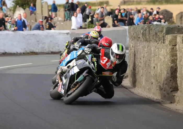 Framed Print : Barry Furber (Kawasaki) 2018 Southern 100