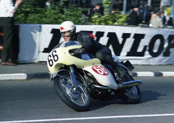 Framed Print : Barry Smith (Suzuki) 1967 Production 250cc TT