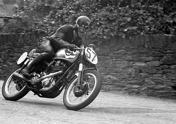 Barry Stormont (BSA) 1955 Junior TT